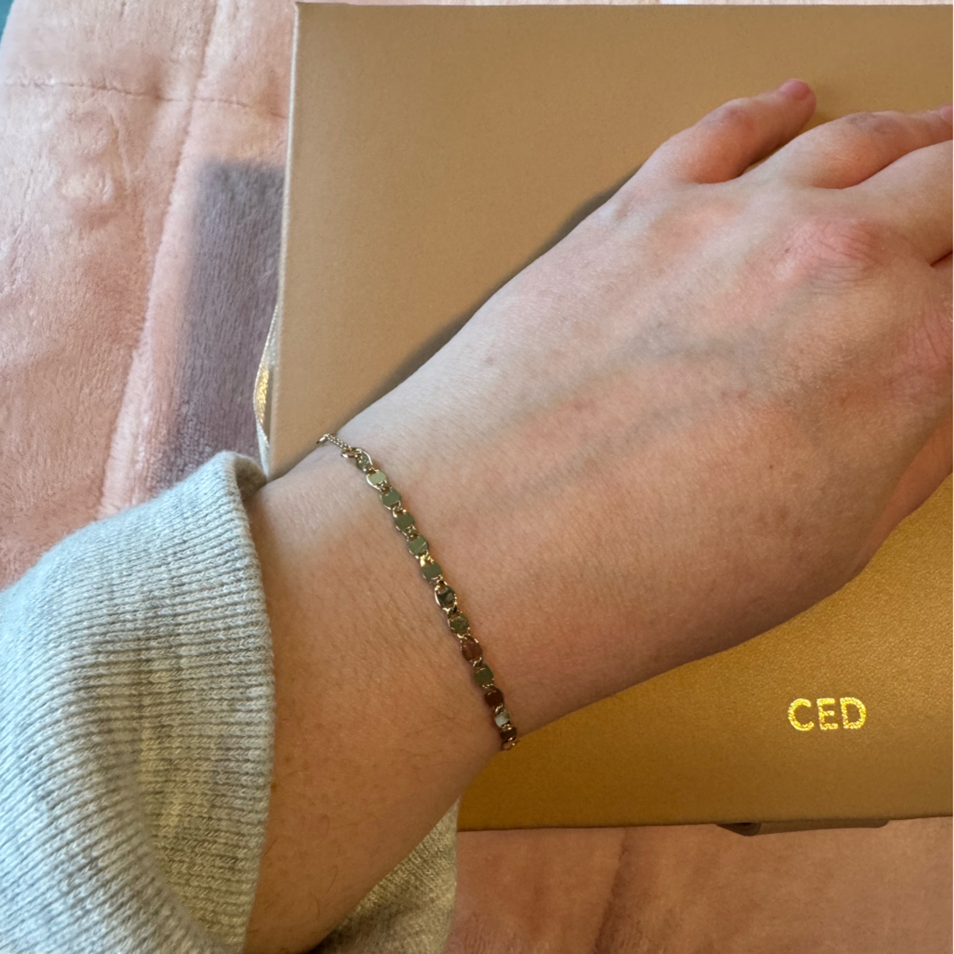 Ana Luisa - Flat Chain Bracelet Rio 40$